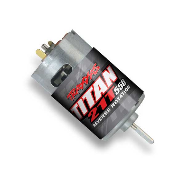 Traxxas Moteur Titan 550 21t a inversion de sens de rotation 14v 3975R