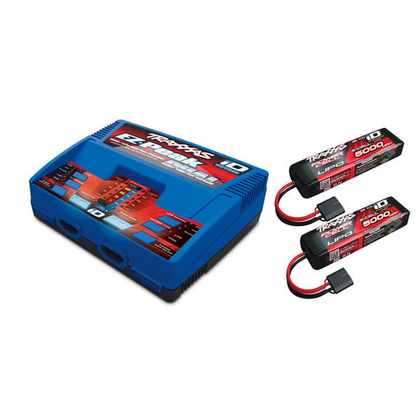 Traxxas Pack chargeur 2972gx + 2 x LiPo 3S 5000 mAh 2872x prise Traxxas 2990G – Image 1