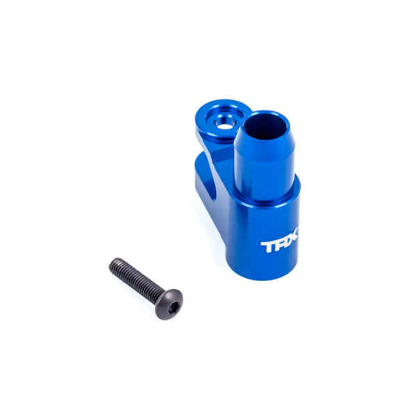 Traxxas Palonnier de servo de direction anodisé bleu – X-Maxx/XRT 7747-BLUE