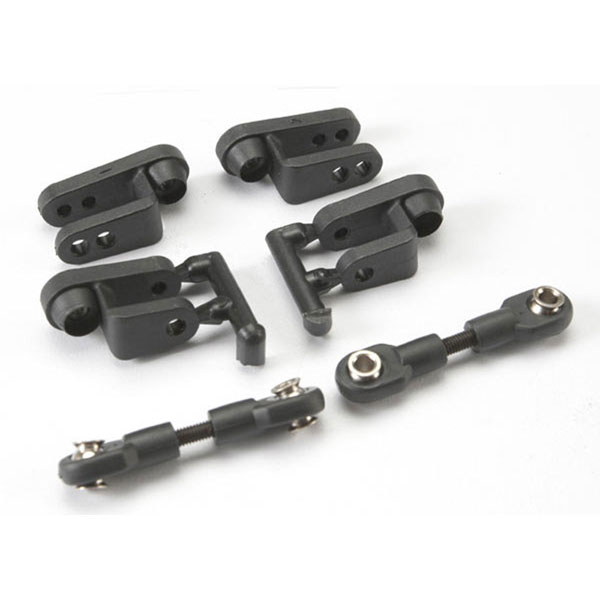 Traxxas Palonnier de servo longs / courts (4) de direction + biellette 5345R