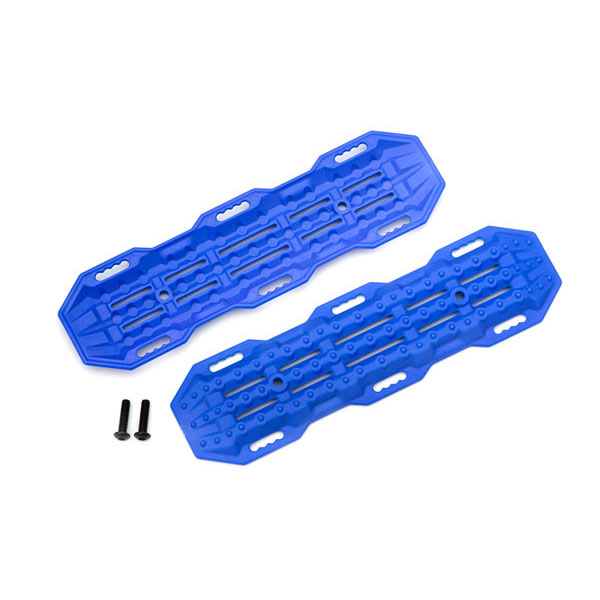 Traxxas Panneaux de traction / materiel de montage – bleu 8121X