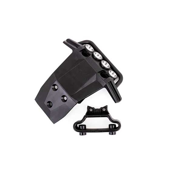Traxxas Pare-choc avant + support de pare-choc Rustler 4x4 pour kit LED 6736X