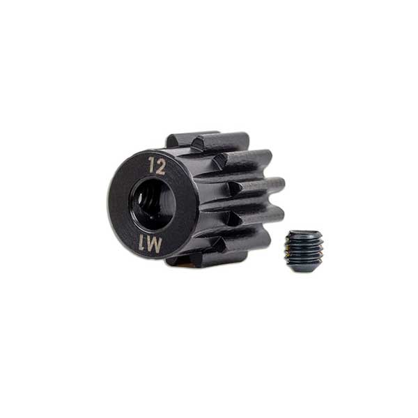 Traxxas Pignon moteur 12 dts – 1.0 metric pitch – 5 mm 6482X – Image 1