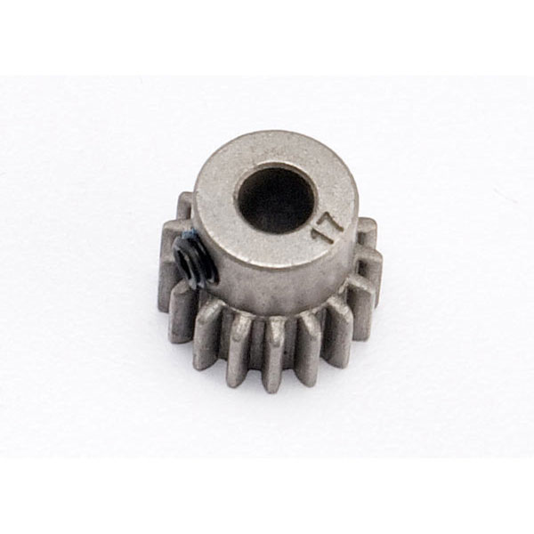 Traxxas Pignon moteur 17 dts – 0,8 metric, compatible 32 pitch – 5 mm 5643