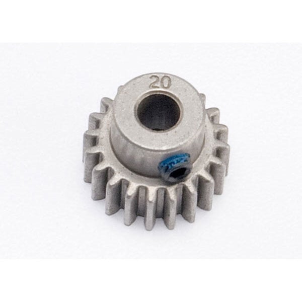 Traxxas Pignon moteur 20 dts – 0,8 metric, compatible 32 pitch – 5 mm 5646