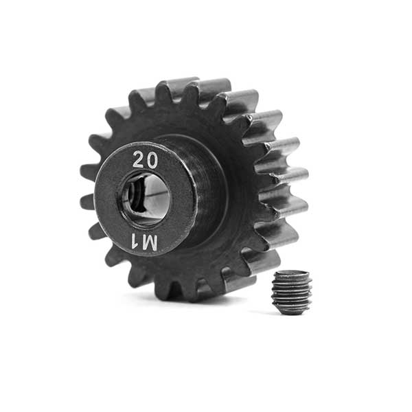 Traxxas Pignon moteur 20 dts renforcé – 1.0 metric pitch – 5 mm 6494R