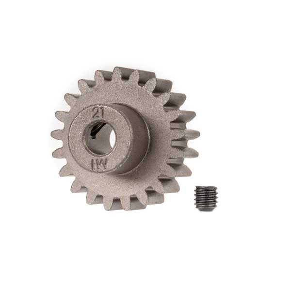 Traxxas Pignon moteur 21 dts – 1.0 metric pitch – 5 mm 6493X