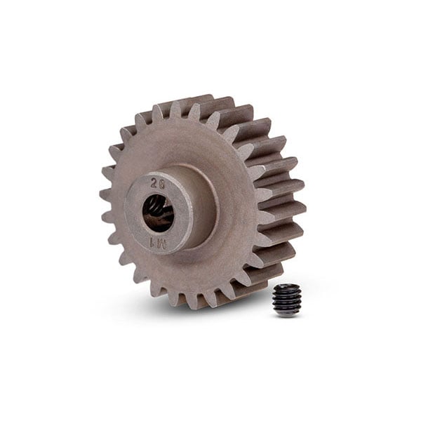 Traxxas Pignon moteur 26 dts – 1.0 metric pitch – 5 mm 6497 – Image 1