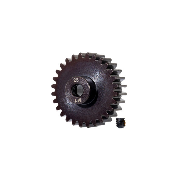 Traxxas Pignon moteur 28 dts renforce – 1.0 metric pitch – 5mm 6467 – Image 1