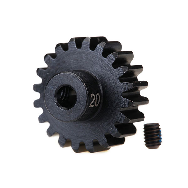 Traxxas Pignon moteur acier 20 dts renforcé – 32 pitch – 2,3 mm 3950X