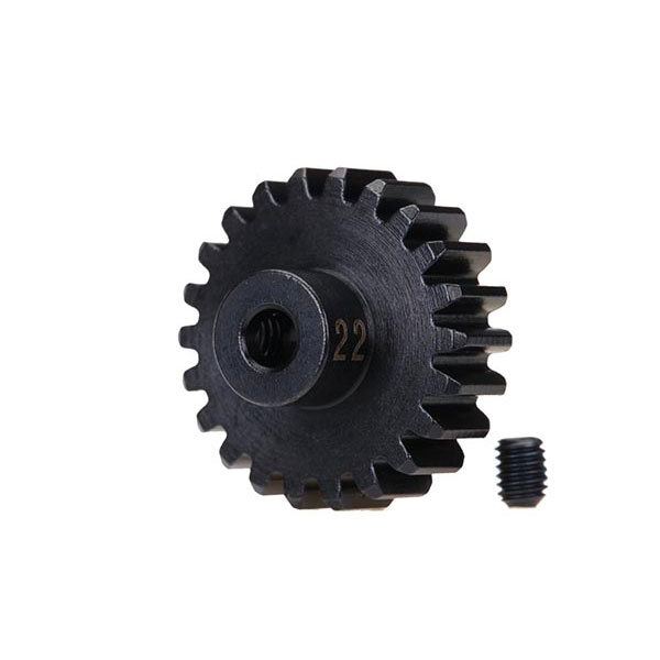 Traxxas Pignon moteur acier 22 dts renforcé – 32 pitch – 2,3 mm 3952X