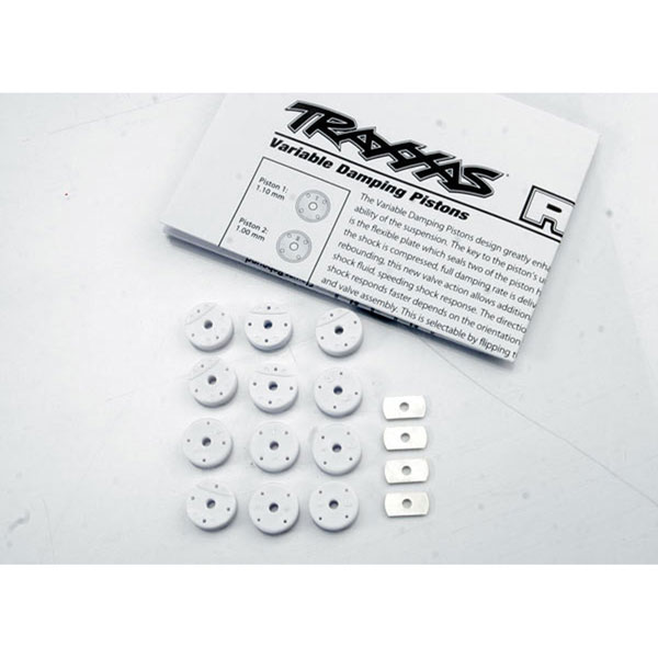 Traxxas Pistons d’amortisseurs diametre 1 / 2 / 3 mm (4 de chaque) 5461