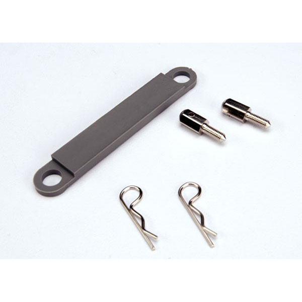 Traxxas Plaque de fixation de batterie grise 3727A