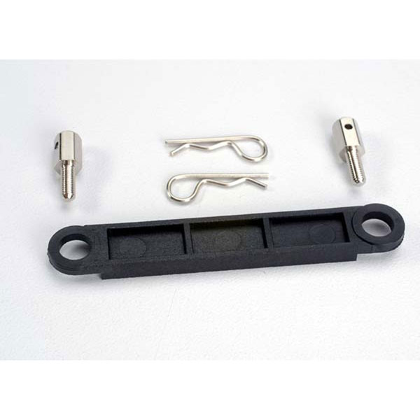 Traxxas Plaque de fixation de batterie noire 3727