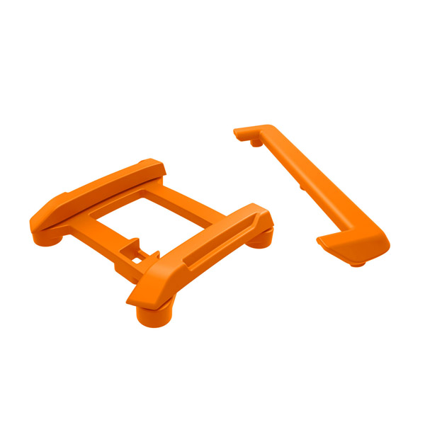 Traxxas Plaque de protection toit et hayon oranges  Mini Maxx 10717-ORNG