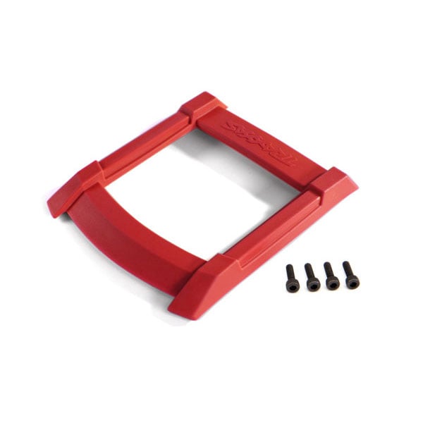 Traxxas Plaque de protection toit rouge -Maxx 8917R