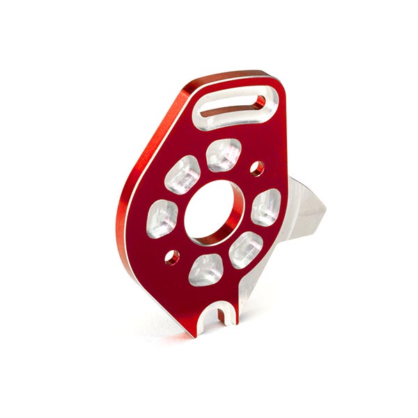 Traxxas Plaque moteur 6061-t6 alu anodisée rouge 6890R