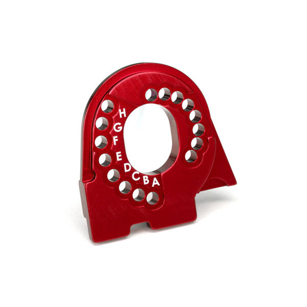 Traxxas Plaque moteur alu anodisé rouge 8290R