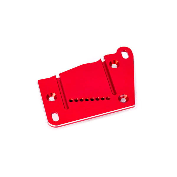 Traxxas Plaque moteur alu anodisee rouge 10263-RED – Image 1