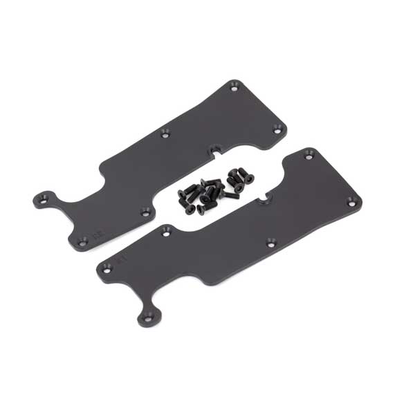 Traxxas Plaques protections de triangles arrieres noires – Sledge 9634 – Image 1