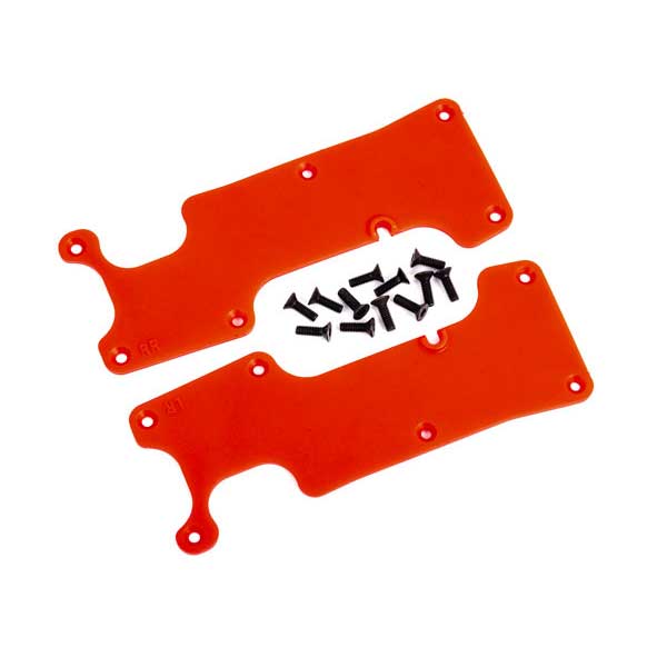 Traxxas Plaques protections de triangles arrieres rouges – Sledge 9634R – Image 1
