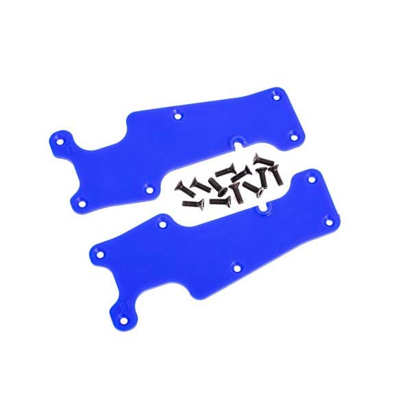 Traxxas Plaques protections de triangles avants bleues – Sledge 9633X – Image 1