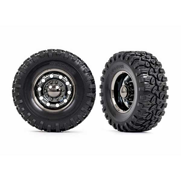 Traxxas Pneus + jantes arrières canyon rt 2.2 – rc Hauler (x2) 8854X