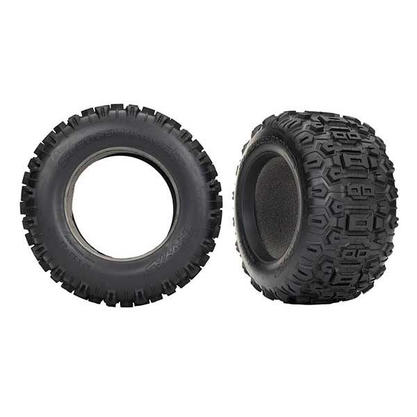 Traxxas Pneus Sledgehammer + mousse (x2) – Sledge 9670 – Image 1