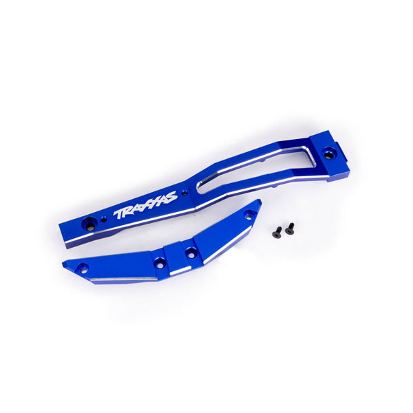 Traxxas Renfort de chassis alu bleu – Maxx Slash 10221-BLUE – Image 1