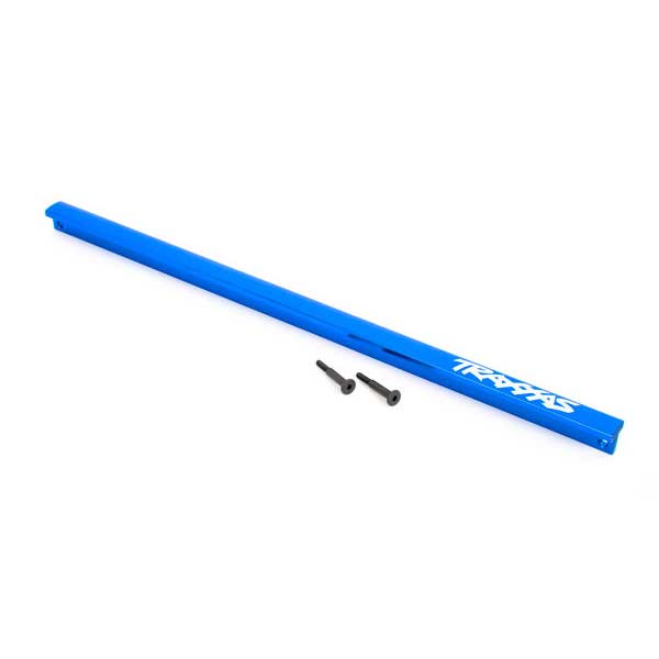 Traxxas Renfort de chassis central alu bleu – Sledge 9523X – Image 1