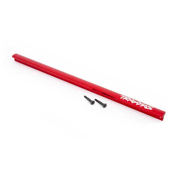 Traxxas Renfort de chassis central alu rouge – Sledge 9523R – Image 1