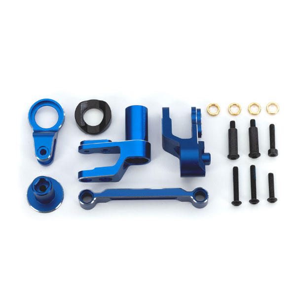 Traxxas Renvoi de sauve-servo + sauve-servo anodises bleu – Maxx Slash 10246-BLUE – Image 1