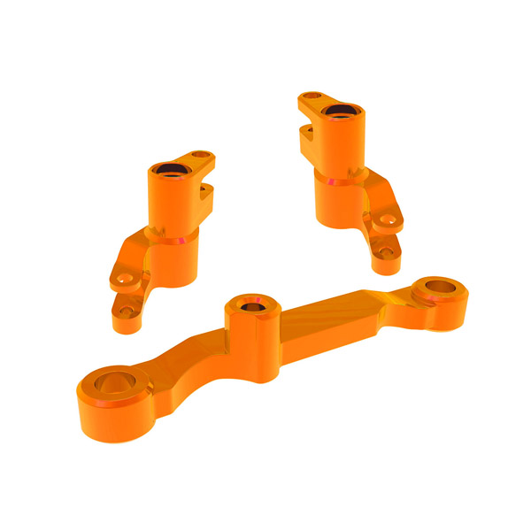 Traxxas Renvoi de sauve-servo + sauve-servo anodisés oranges – Mini Maxx 10743-ORNG