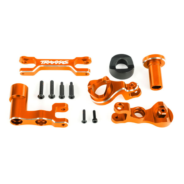 Traxxas Renvoi de sauve-servo + sauve-servo anodisés oranges XRT 7843-ORNG