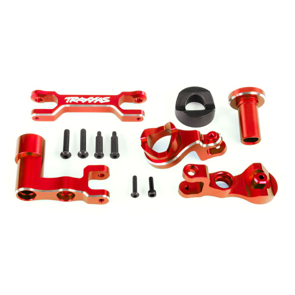 Traxxas Renvoi de sauve-servo + sauve-servo anodisés rouges XRT 7843-RED