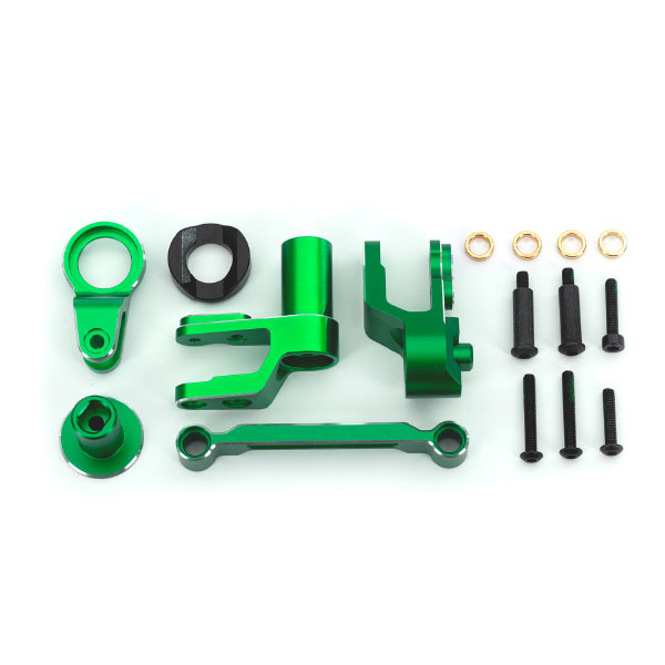 Traxxas Renvoi de sauve-servo + sauve-servo anodises vert – Maxx Slash 10246-GRN – Image 1