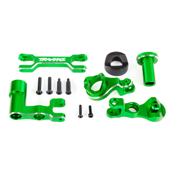 Traxxas Renvoi de sauve-servo + sauve-servo anodisés verts XRT 7843-GRN