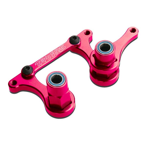 Traxxas Renvoi de sauve-servo t6 alu anodisé rose assemblé (3) 3743P