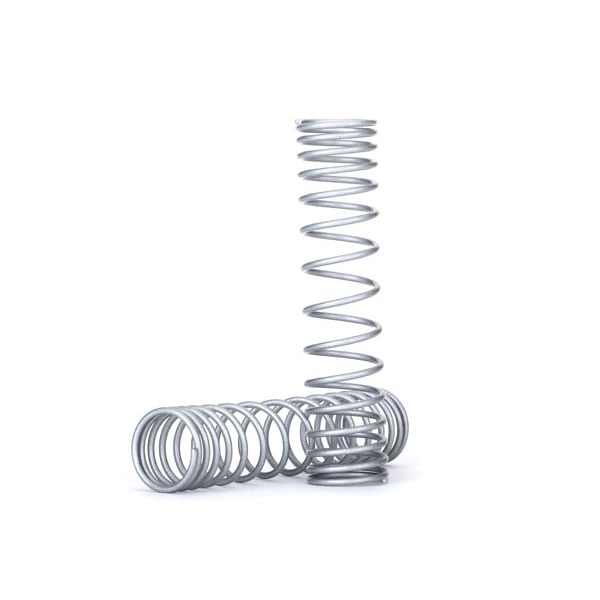 Traxxas Ressort amortisseur arrière argent (gtr) progressive 1.042 8445X