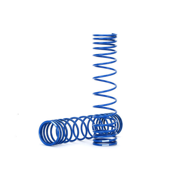 Traxxas Ressort amortisseur avant bleu (gtr) progressive 0.833 8444A