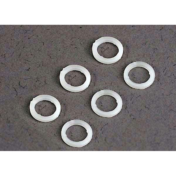 Traxxas Rondelles blanches plastique 5x8x1.0 mm (6) 3685