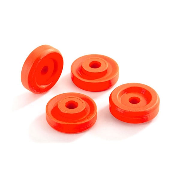 Traxxas Rondelles de roues oranges (x4) 8957T – Image 1