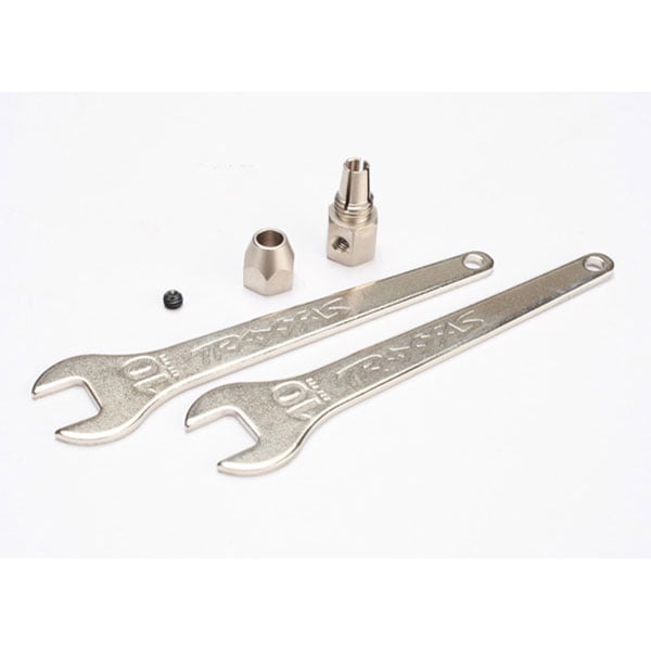 Traxxas Sortie moteur + collier et cles plates 10 mm 5761 – Image 1