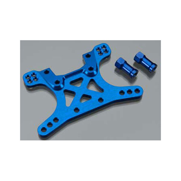 Traxxas Support d’amortisseur avant 7075-t6 alu anodisé bleu XO-1 6440
