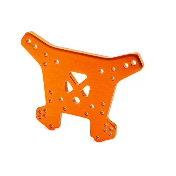 Traxxas Support d’amortisseurs arriere alu orange – Sledge 9538T – Image 1