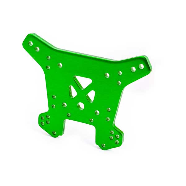 Traxxas Support d’amortisseurs arriere alu vert – Sledge 9538G – Image 1
