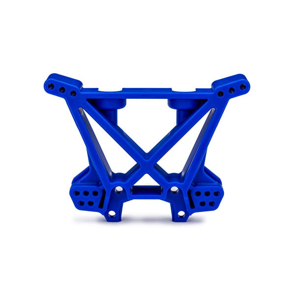 Traxxas Support d’amortisseurs arrière bleu – Jato 4x4 9034-BLUE