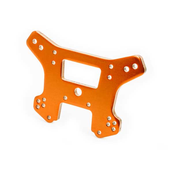 Traxxas Support d’amortisseurs avant alu orange – Sledge 9539T – Image 1