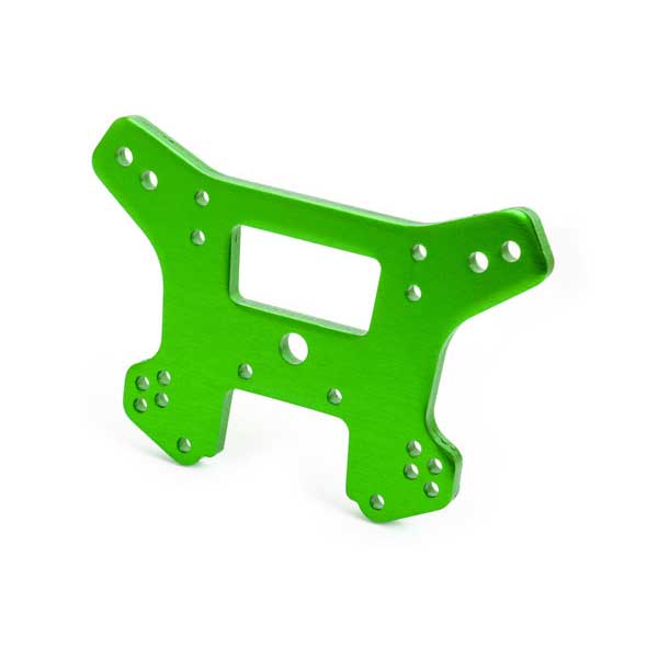 Traxxas Support d’amortisseurs avant alu vert – Sledge 9539G – Image 1