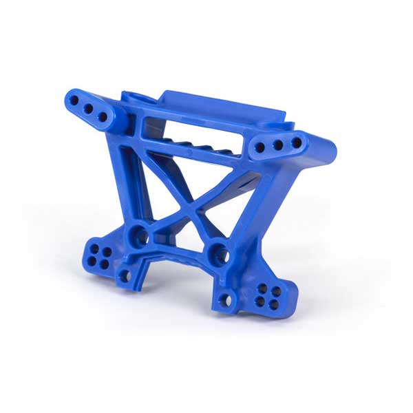 Traxxas Support d’amortisseurs avant renforcé bleu (pour 9080) 9038X